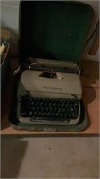 Old Remington type writer in case
