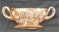 Imperial Marigold Star & File Handled Bowl