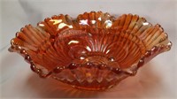 Imperial Marigold Embossed Scroll 9" Bowl