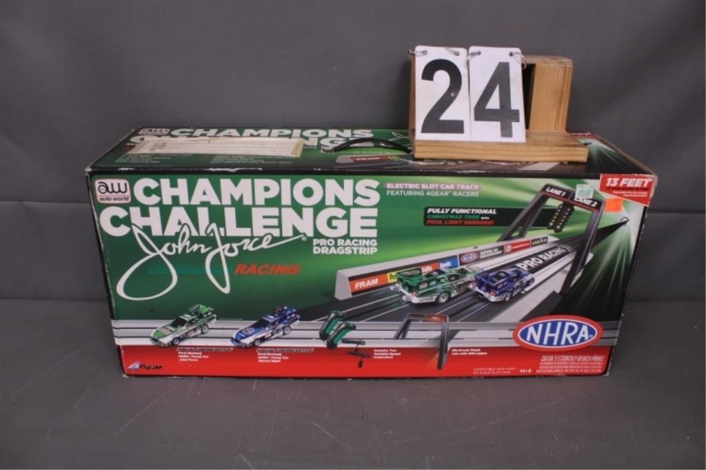 John Force Race Set Special Chrome Edition