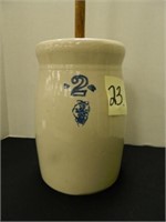 White Hall 2 Gal. Butter Churn w/ Lid & Dasher