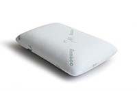OrkaSleep Bamboo Memory Foam Pillow - White