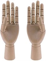 HSOMiD Flexible Wooden Hand Model Moveable W