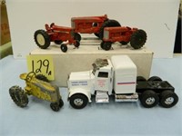 Hubley Toy Tractors & Semi-Tractor