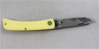 Yellow handle Case knife