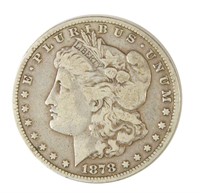 Fine 1878-CC Morgan Dollar
