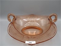 Fenton Double Swan console bowl