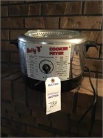 Electric Betty "G" cooker/fryer (basket & glass