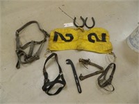 Horse Bridles & Old Leather Pieces