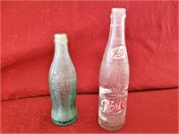 Vintage Coca-Cola & Pepsi Bottles