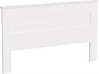Prepac Stylish Flat Wood Panel Headboard, White