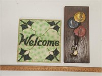 Welcome Tile Sign