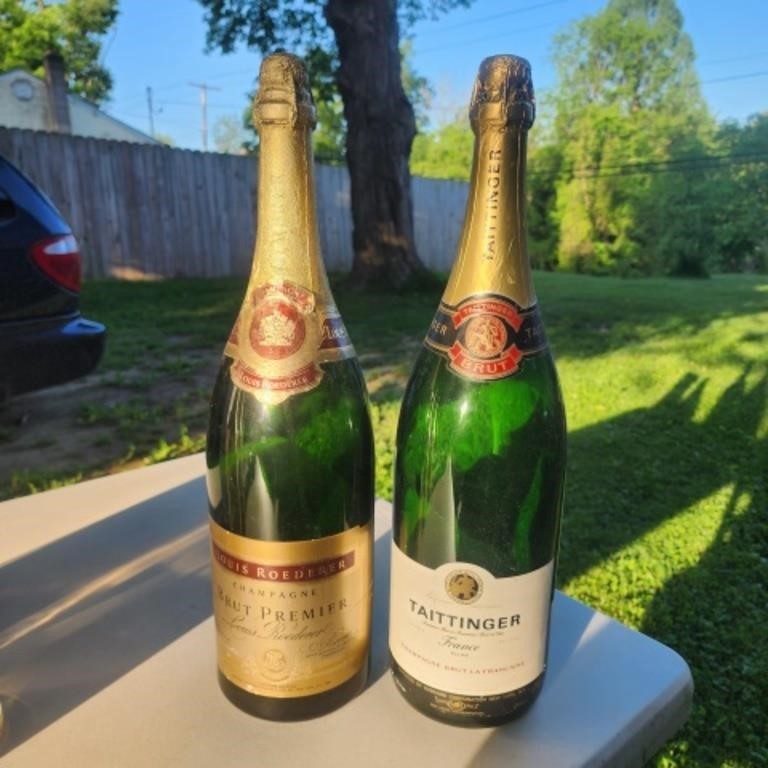 2 Display Bottles of Champagne 3 Liters each