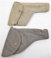 2 RAF Blue Enfield Canvas Holsters