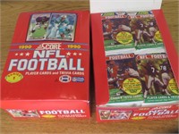 2 Boxes of Unopened 1990 Score NFL Football Cards