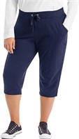 Just My Size Women's French Terry Capri