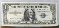 Silver certificate 1957 $1 bank note