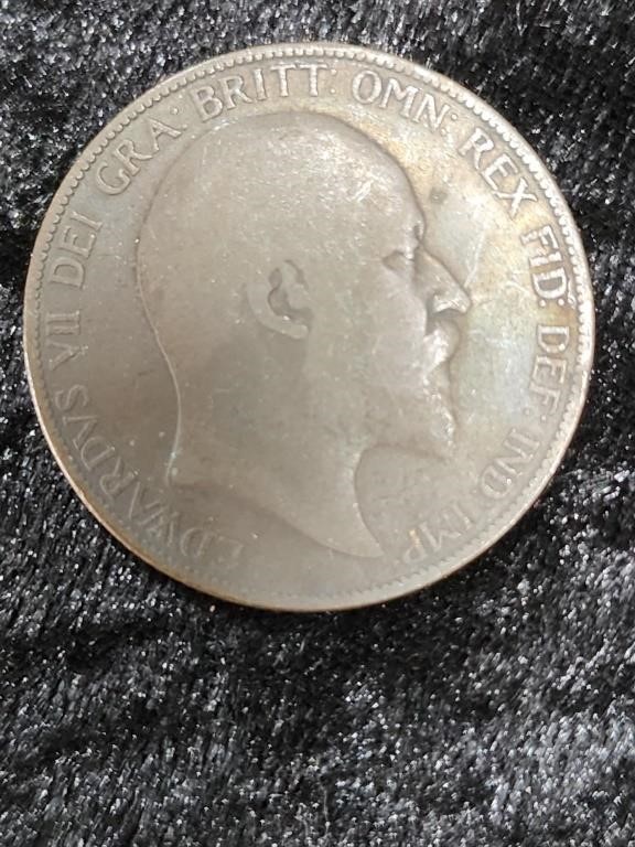 1907 United Kingdom 1 Penny
