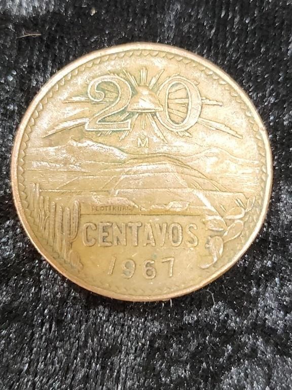 Mexico 1967 20 Centavos