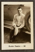 BUSTER KEATON: Antique Tobacco Card (1932)