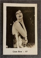 CLARA BOW: Antique Tobacco Card (1932)