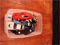 Large grouping of vintage die cast muscle cars