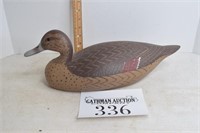 1974 Hand-Carved Wild Fowler Decoys Pintail Female