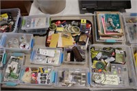 LARGE LOT OF FISHING LURES, FLYS, FLY MAKING