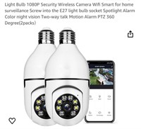 Light Bulb 1080P Security Wireless Camera