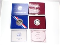 US Mint Liberty Coin & Washington Silver Coin