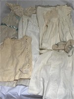 Antique Adult & Baby Linen & Embroidered Clothing