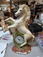 Horse Clock 25" T