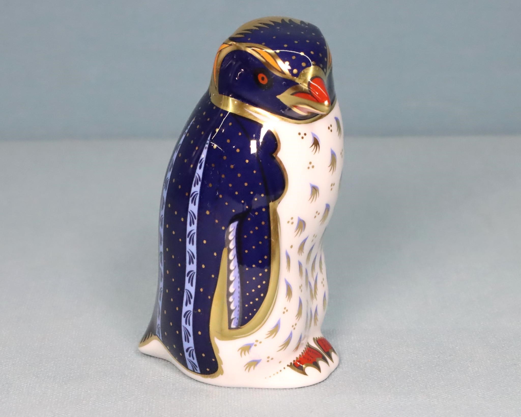 Royal Crown Derby Rockhopper Penguin Figurine