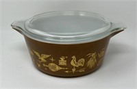 Vintage Pyrex Early American with Lid