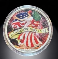 20th Edition 2005 Silver Eagle Dollar 1 OZ Fine