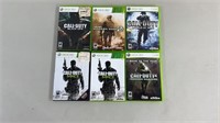 6pc Xbox 360 Call Of Duty Video Games w/ Promo