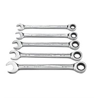 SAE 72-Tooth Ratcheting Wrench Set (5-Piece)