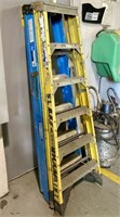 Qty (2) Werner 6' Ladders - 250lb & 375lb Capacity