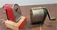 2 vintage pencil sharpeners - Boston and