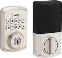 (N) Weiser Powerbolt 3 Satin Nickel Keyless Entry