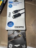 PHILIPS DISPKAYPORT TO HDMI AND GE HDMI