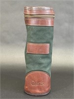 Orvis Leather Wool Lined Wine Bottle Holder