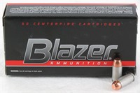 (50) "Blazer" 40 S&W 165 Gr. Cartridges