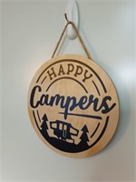 Happy Camper Wood Sign