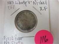 1883 V nickel