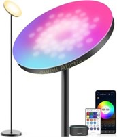 YHW Smart RGB LED Floor Lamp  Works with Alexa