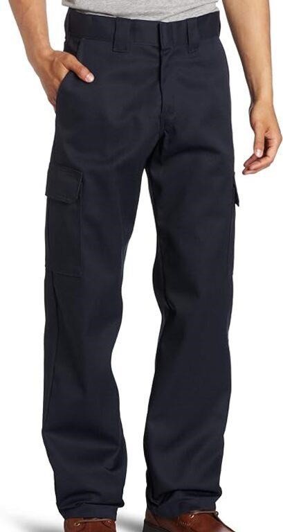 Dickies Mens Relaxed Straight-Fit Cargo Work Pants