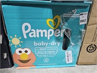 Half pack only - Pampers Baby Dry Diapers Size 7