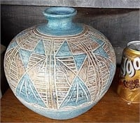 hand thrown art pottery vase