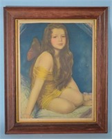 Framed Psyche Print by W. Sergeant  Kendall